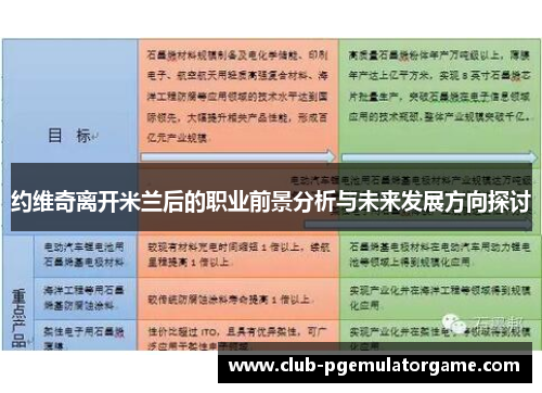约维奇离开米兰后的职业前景分析与未来发展方向探讨