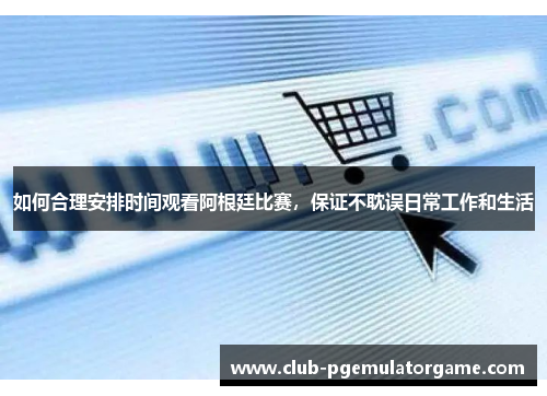 如何合理安排时间观看阿根廷比赛，保证不耽误日常工作和生活